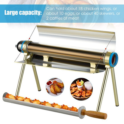 Eco Friendly Portable Solar Grill with Carry Case by HitMyNeed