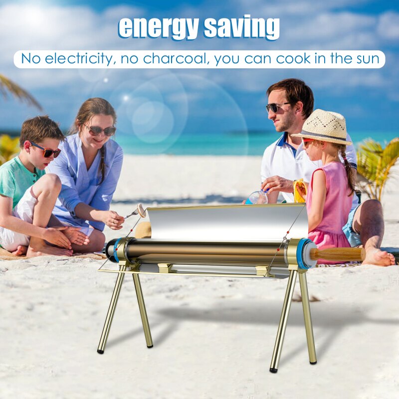 Eco Friendly Portable Solar Grill with Carry Case by HitMyNeed