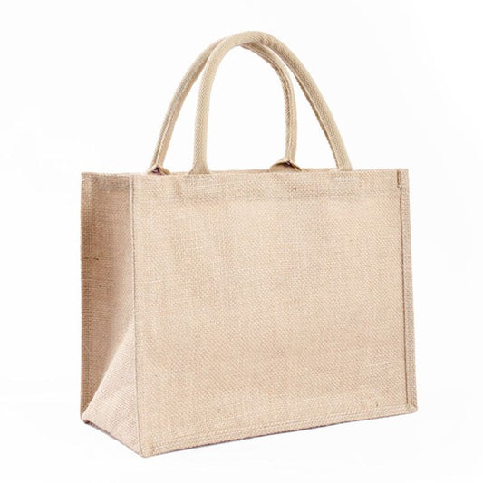 Eco Friendly Reusable Jute Shopping Bag by HitMyNeed