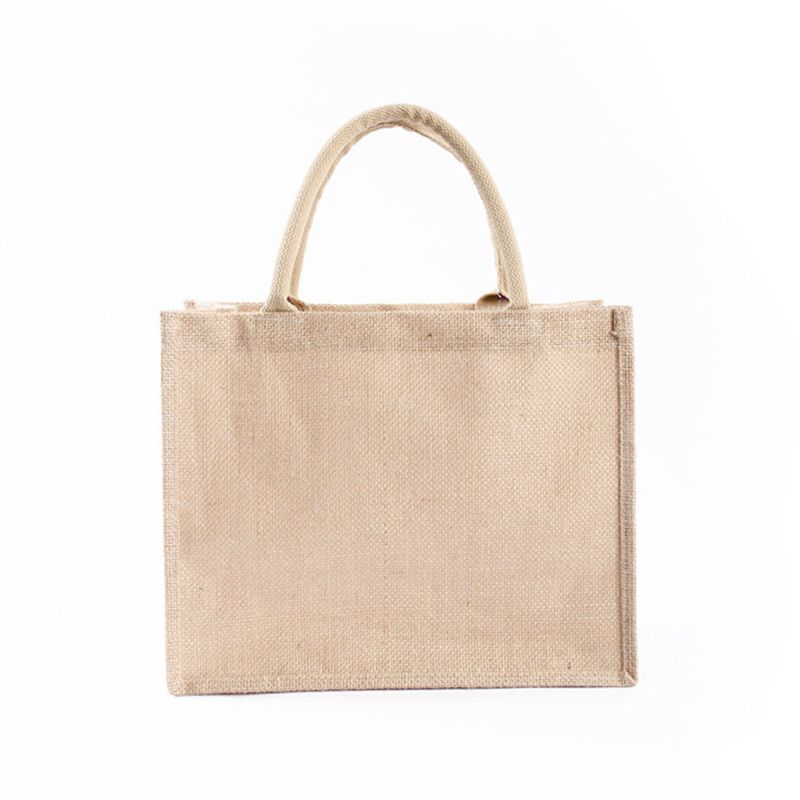 Eco Friendly Reusable Jute Shopping Bag by HitMyNeed