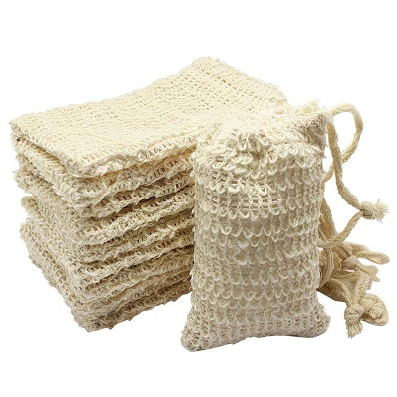 Eco-Friendly Sisal Soap Saver Bags (30 Pack) by HitMyNeed