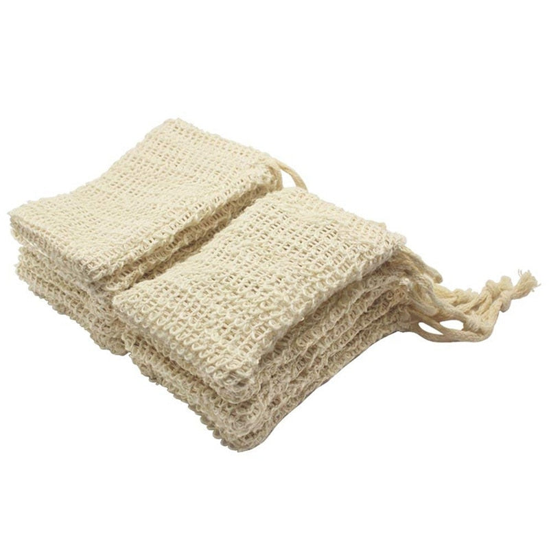 Eco-Friendly Sisal Soap Saver Bags (30 Pack) by HitMyNeed