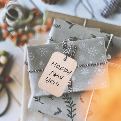 Eco Friendly Wooden Gift Tags with String by HitMyNeed