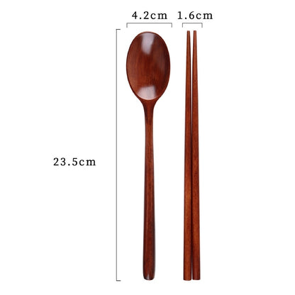 Eco Friendly Wooden Spoon and Chopstick Set, 10pc by HitMyNeed