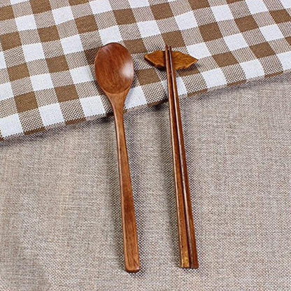 Eco Friendly Wooden Spoon and Chopstick Set, 10pc by HitMyNeed