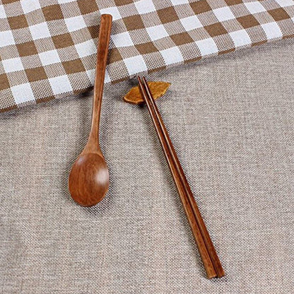 Eco Friendly Wooden Spoon and Chopstick Set, 10pc by HitMyNeed