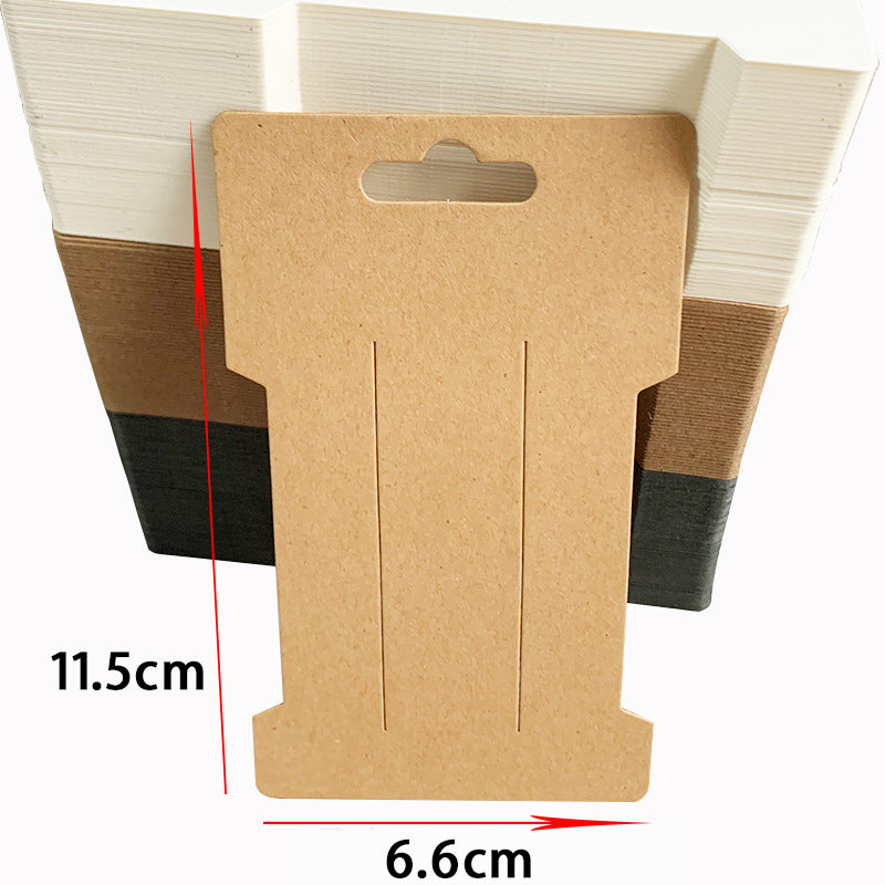 Eco Hair Clip Display Cards with Covers (50 Pack) by HitMyNeed