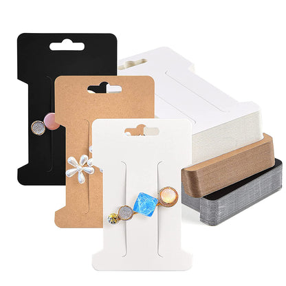 Eco Hair Clip Display Cards with Covers (50 Pack) by HitMyNeed