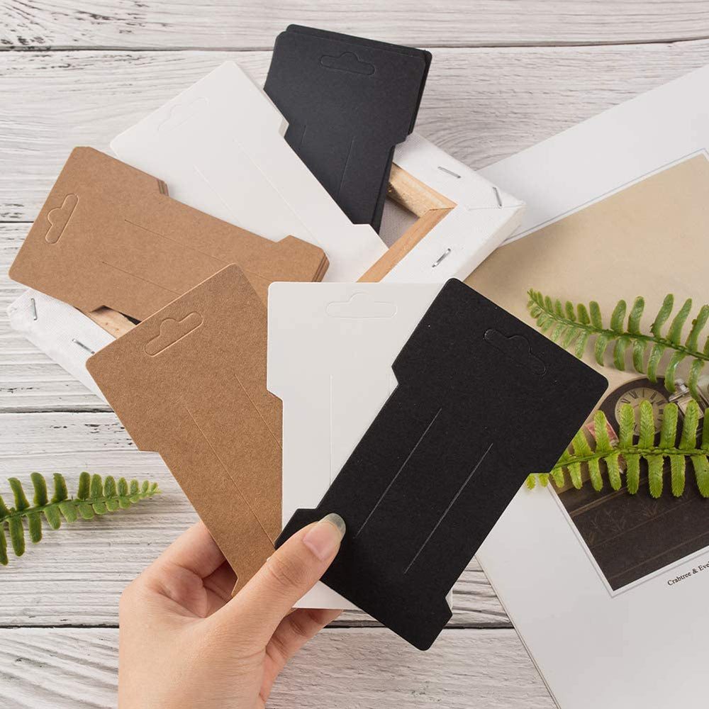 Eco Hair Clip Display Cards with Covers (50 Pack) by HitMyNeed