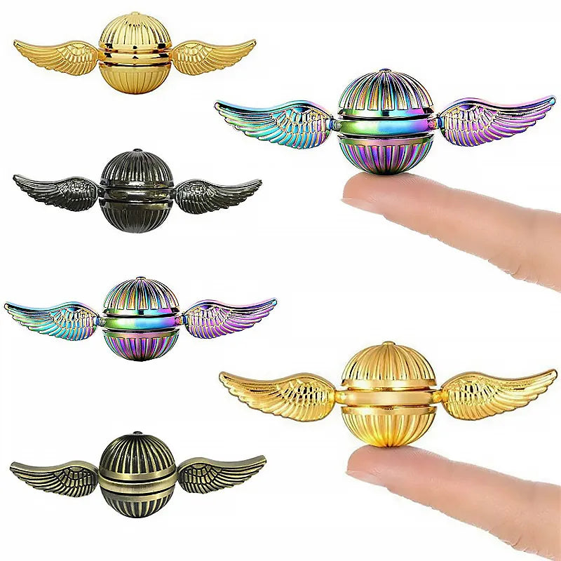 EDC Alloy Fidget Spinner with Rotating Metal Ball by HitMyNeed