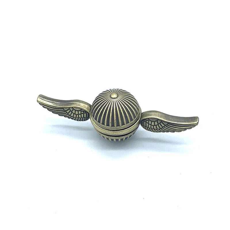 EDC Alloy Fidget Spinner with Rotating Metal Ball bronze by HitMyNeed
