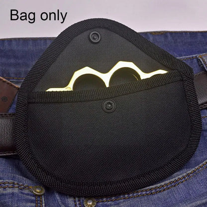 EDC Four-Finger Tool Carry Pouch with Soft Lining by HitMyNeed