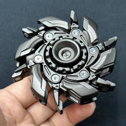 EDC Magnetic Fidget Slider with Open Armor Spinning Top by HitMyNeed