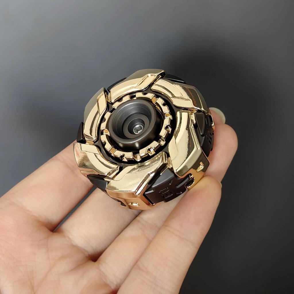 EDC Magnetic Fidget Slider with Open Armor Spinning Top by HitMyNeed