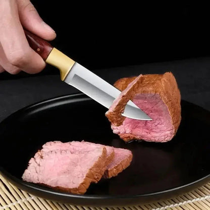 EDC Pocket Knife for Fruit, Boning, BBQ & Outdoor Use by HitMyNeed
