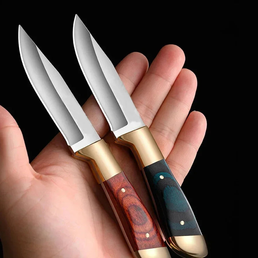 EDC Pocket Knife for Fruit, Boning, BBQ & Outdoor Use by HitMyNeed