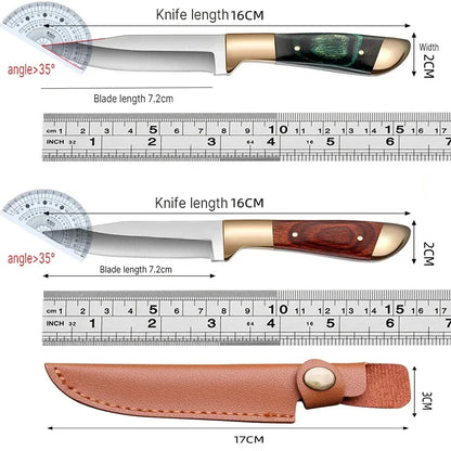 EDC Pocket Knife for Fruit, Boning, BBQ & Outdoor Use by HitMyNeed