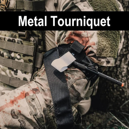 EDC Tactical First Aid Trauma Kit with MOLLE Pouch by HitMyNeed