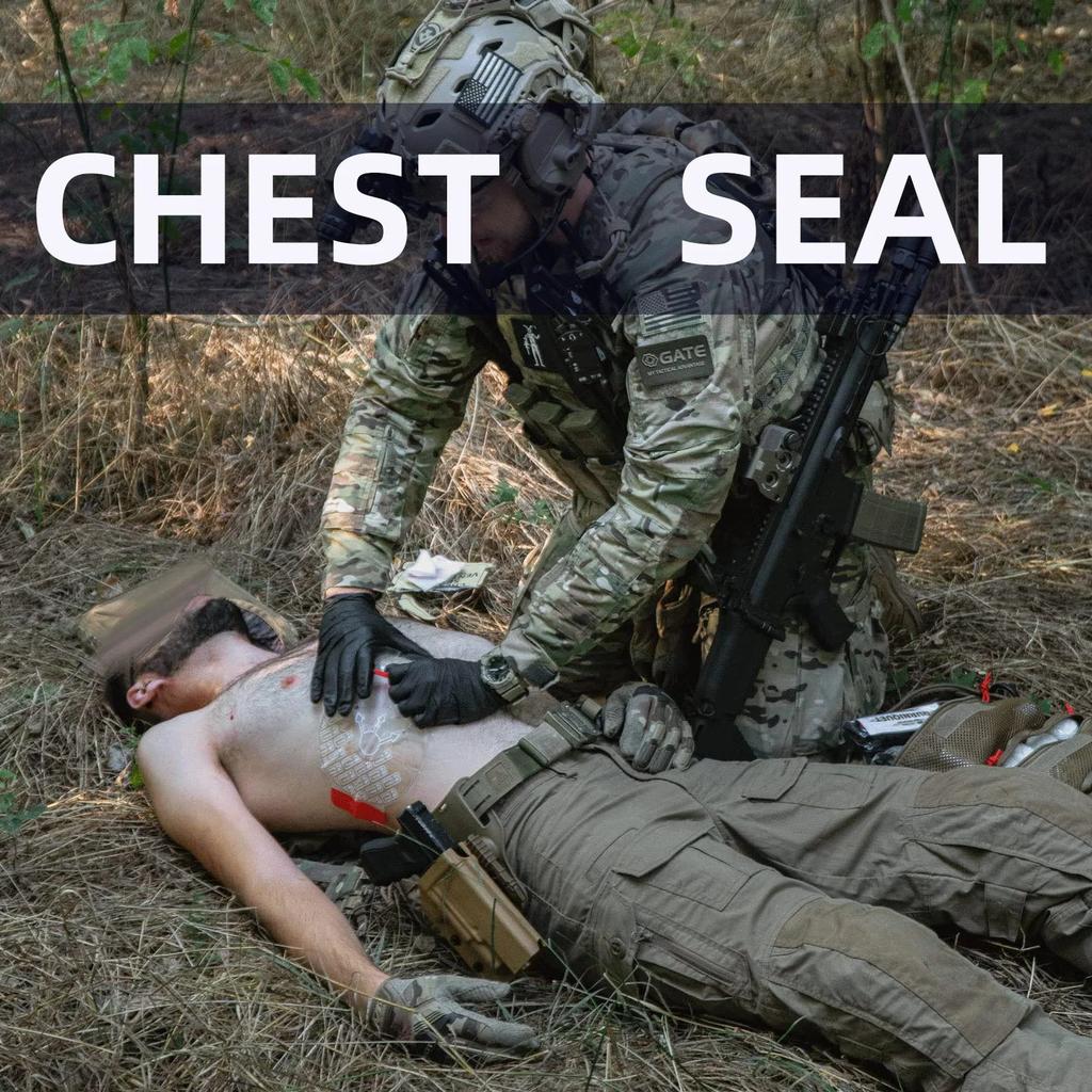 EDC Tactical First Aid Trauma Kit with MOLLE Pouch by HitMyNeed