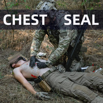 EDC Tactical First Aid Trauma Kit with MOLLE Pouch by HitMyNeed
