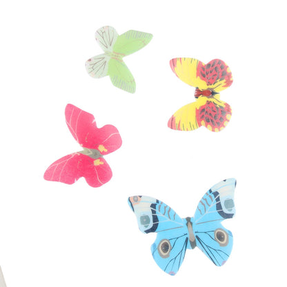 Edible Mixed Butterfly Wafer Cake Toppers (42 pcs) by HitMyNeed