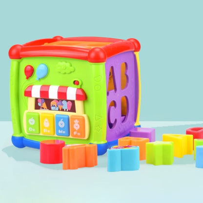 Educational Baby Activity Cube with Music & Shapes by HitMyNeed