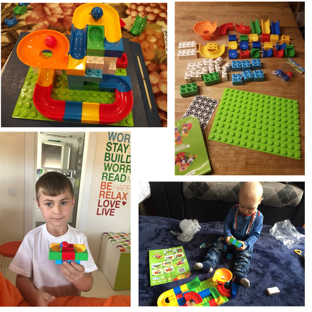 Educational Marble Run Construction Toy Set by HitMyNeed