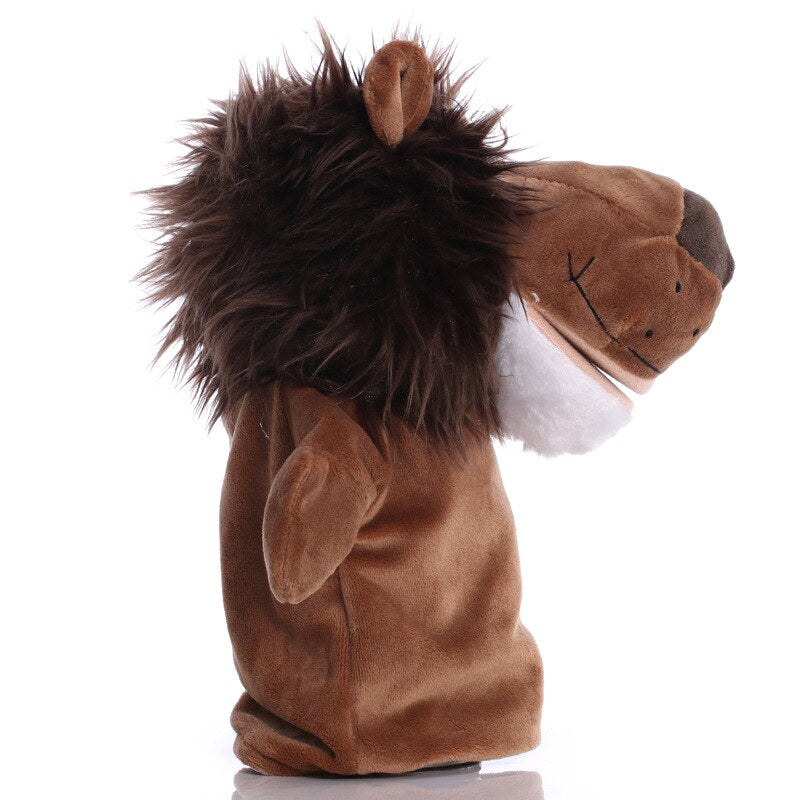Educational Plush Lion Hand Puppet for Kids by HitMyNeed