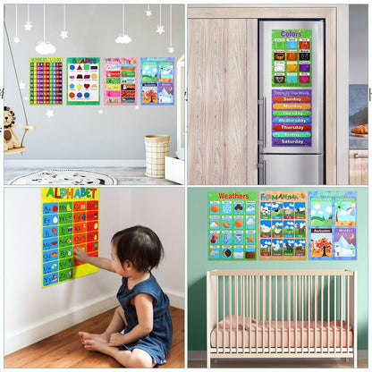 Educational Preschool Posters Set (10 Pack) by HitMyNeed
