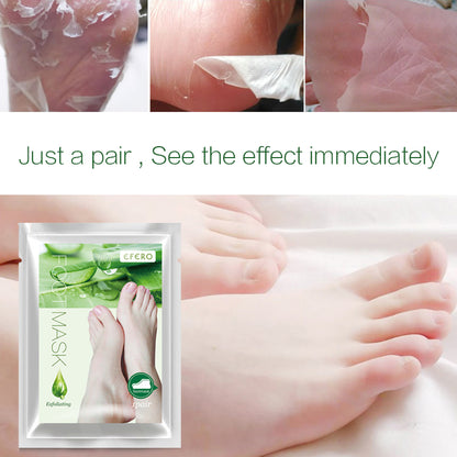 Efero Exfoliating Foot Mask Sheets (2 Pairs) by HitMyNeed
