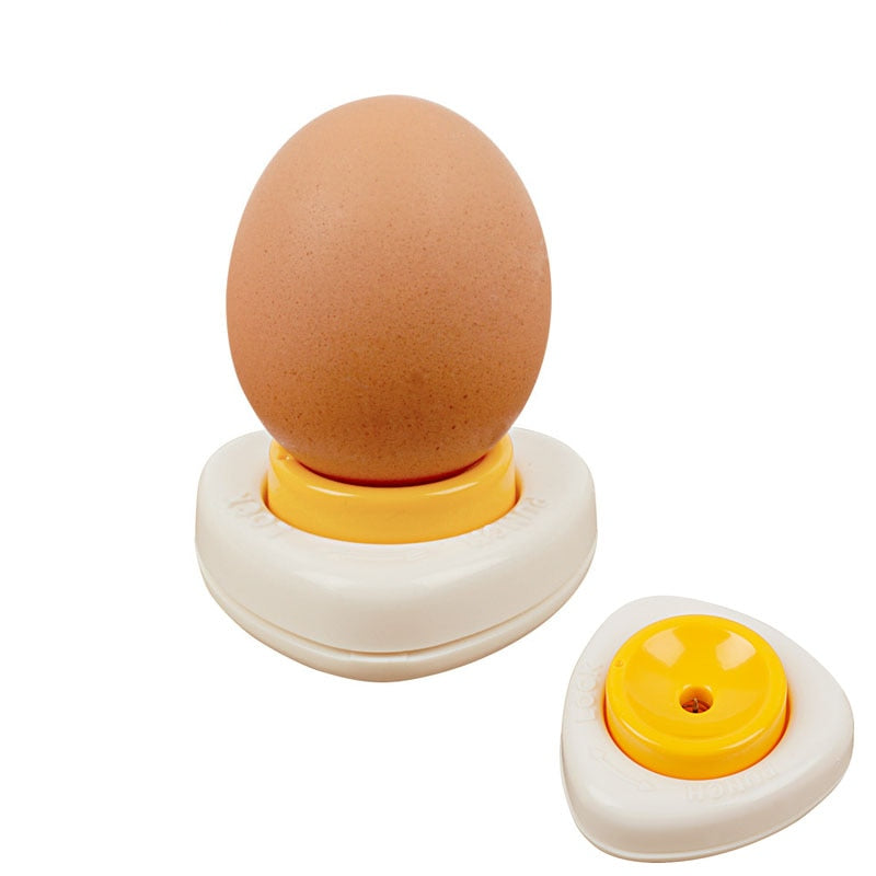 Egg Piercer Plastic Pricker Tool with Safety Lock by HitMyNeed