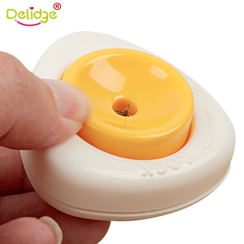 Egg Piercer Plastic Pricker Tool with Safety Lock by HitMyNeed