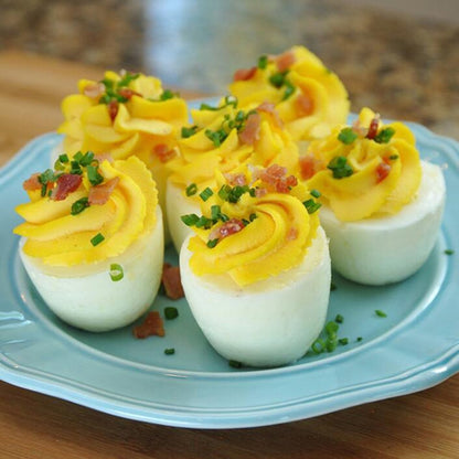 Egg Poacher Cups 7-Piece Set with Yolk Separator by HitMyNeed
