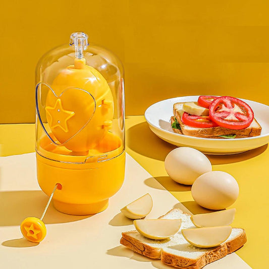 Egg Scrambler Hand Egg Shaker Mixer In-Shell Spinner by HitMyNeed