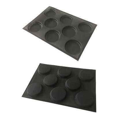 Eight Hole Silicone Hamburger Bun Pan by HitMyNeed