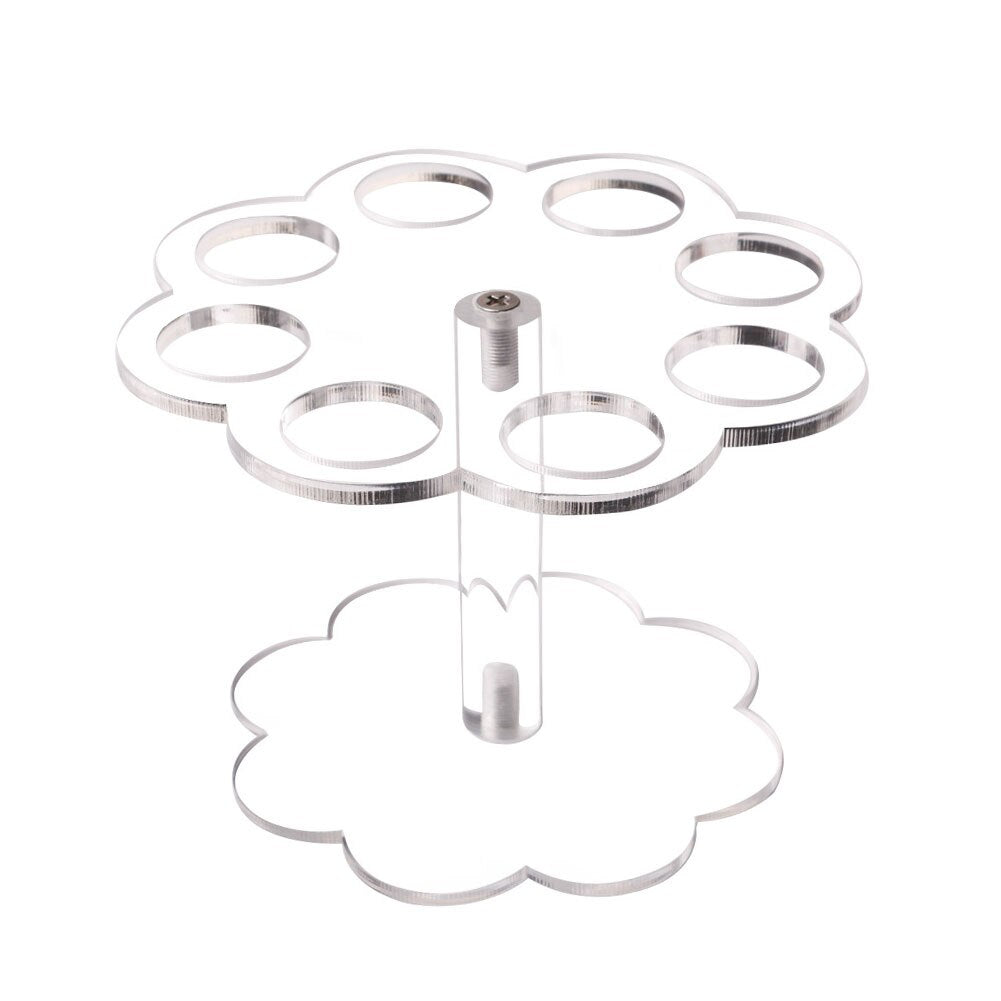 Eight Slot Clear Acrylic Waffle Cone Holder Stand by HitMyNeed
