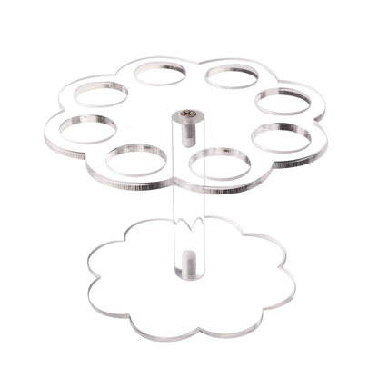 Eight Slot Clear Acrylic Waffle Cone Holder Stand by HitMyNeed
