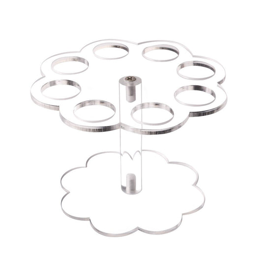 Eight Slot Clear Acrylic Waffle Cone Holder Stand by HitMyNeed