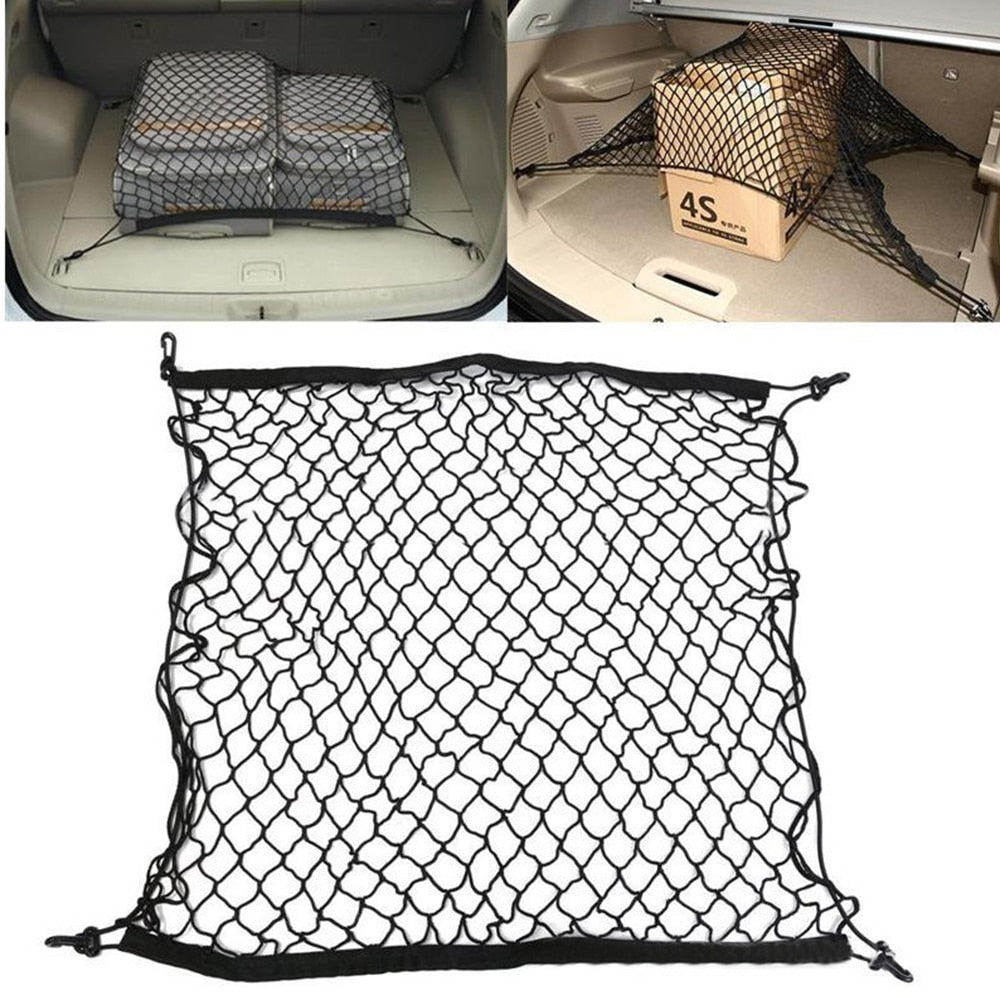 Elastic Cargo Net for Car Trunk Storage 70 x 70 cm by HitMyNeed