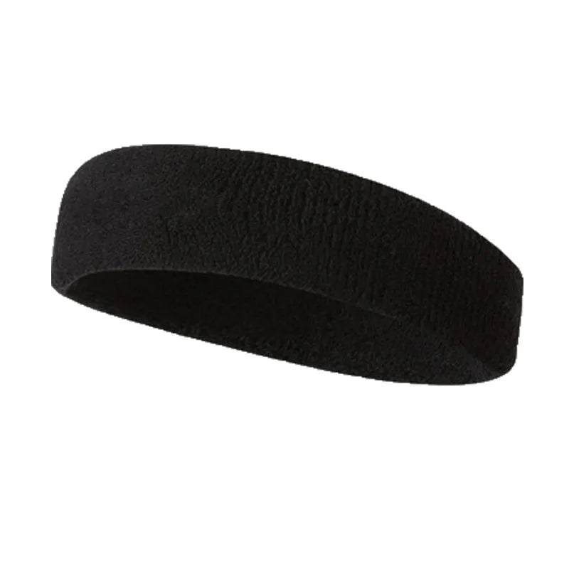 Elastic Cotton Sweat Absorbing Sports Headband by HitMyNeed