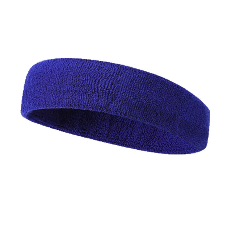 Elastic Cotton Sweat Absorbing Sports Headband by HitMyNeed