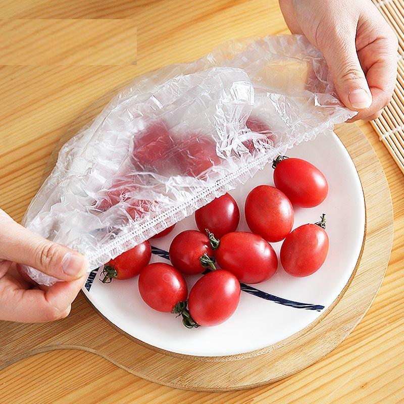 Elastic Disposable Food Covers 25cm (100 Pack) by HitMyNeed