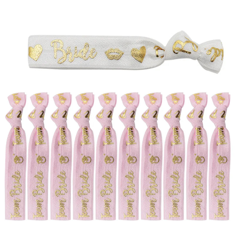Elastic Hen Party Bracelets Set - 11-Pack by HitMyNeed