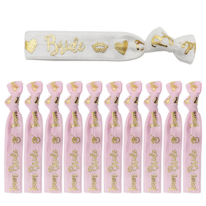Elastic Hen Party Bracelets Set - 11-Pack by HitMyNeed