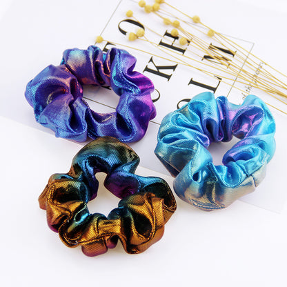 Elastic Holographic Hair Scrunchies Set (8 Pack) by HitMyNeed