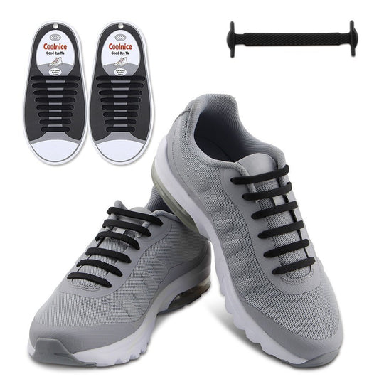 Elastic No-Tie Rubber Shoelaces (Set of 16) by HitMyNeed