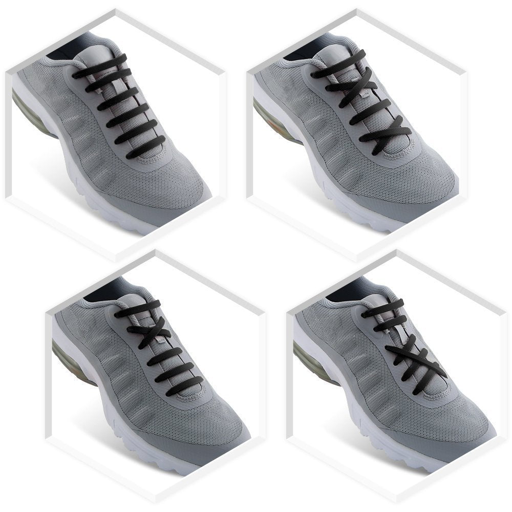 Elastic No-Tie Rubber Shoelaces (Set of 16) by HitMyNeed