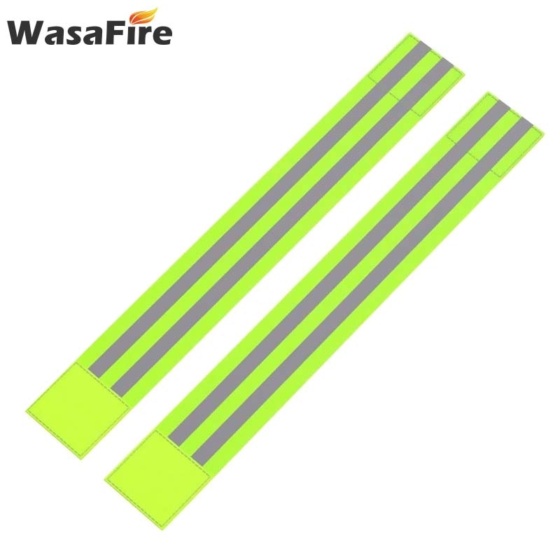Elastic Reflective Arm Bands for Night Visibility (2pcs) by HitMyNeed