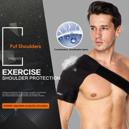 Elastic Shoulder Support Brace with Adjustable Compression by HitMyNeed