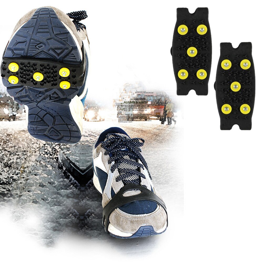 Elastic Silicone Ice Shoe Cleats with Traction Studs by HitMyNeed